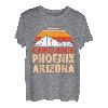 Phoenix Arizona Bergfan Summit Wanderlust Berge Wanderer T-Shirt
