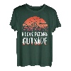 I love peeing outside Wanderer lustig Berge Wandern T-Shirt