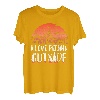 I love peeing outside Wanderer lustig Berge Wandern T-Shirt