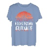 I love peeing outside Wanderer lustig Berge Wandern T-Shirt