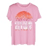 I love peeing outside Wanderer lustig Berge Wandern T-Shirt