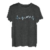 Herzschlag Drei Zinnen Dolomiten Berge Bergsteigen Geschenk T-Shirt