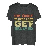 Ich bin nur hier, um mich zu sichern Bouldern Bergsteigen T-Shirt