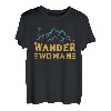 Wanderwoman Bergsteiger Wanderlust Wanderer Frauen T-Shirt