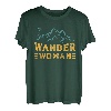 Wanderwoman Bergsteiger Wanderlust Wanderer Frauen T-Shirt