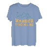 Wanderwoman Bergsteiger Wanderlust Wanderer Frauen T-Shirt