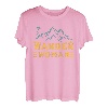 Wanderwoman Bergsteiger Wanderlust Wanderer Frauen T-Shirt