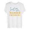 Wanderwoman Bergsteiger Wanderlust Wanderer Frauen T-Shirt