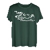 Berge Wandern zum wandern geboren zur arbeit gezwungen T-Shirt