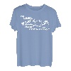 Berge Wandern zum wandern geboren zur arbeit gezwungen T-Shirt