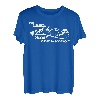 Berge Wandern zum wandern geboren zur arbeit gezwungen T-Shirt