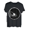 Felskletterer Silhouette Nacht Vollmond Klettern Sport Hobby T-Shirt