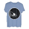 Felskletterer Silhouette Nacht Vollmond Klettern Sport Hobby T-Shirt