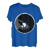 Felskletterer Silhouette Nacht Vollmond Klettern Sport Hobby T-Shirt