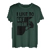 I Like To Get High Bouldering, Bergsteigen, Klettern T-Shirt