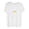 Wander Woman mit Blume und Berge - Wanderschuh Prinzessin T-Shirt