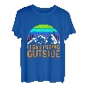 I love peeing outside Wanderer lustig Berge Bergliebe T-Shirt
