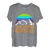 I love peeing outside Wanderer lustig Berge Bergliebe T-Shirt