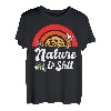 Natur und S.h.i.t sind Lagerfeuerliebhaber sind T-Shirt