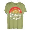 Natur und S.h.i.t sind Lagerfeuerliebhaber sind T-Shirt
