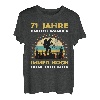 Lustiges 71 Jahre alt Geburtstag Berge & Walken Wander T-Shirt