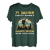 Lustiges 71 Jahre alt Geburtstag Berge & Walken Wander T-Shirt