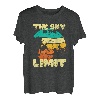Retro Vintage Der Himmel ist die Grenze Klettern T-Shirt
