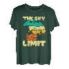 Retro Vintage Der Himmel ist die Grenze Klettern T-Shirt