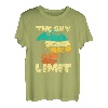 Retro Vintage Der Himmel ist die Grenze Klettern T-Shirt