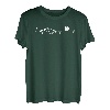 Hapfox ekg puls herz berg alpen biertrinker T-Shirt