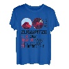 Zugspitze Topographie und GPS Koordinaten T-Shirt