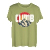 Climb | Mountains Rock Climbing Bouldern | Climber T-Shirt