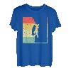 Vintage Retro Kletterer Sportklettern Bouldern T-Shirt