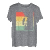 Vintage Retro Kletterer Sportklettern Bouldern T-Shirt