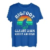 Bigfoot Wanderer und lustige Bergsteiger Naturburschen T-Shirt