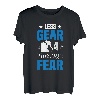Less gear more fear - Bouldern Boulderer Kletterer T-Shirt