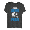 Less gear more fear - Bouldern Boulderer Kletterer T-Shirt