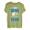 Less gear more fear - Bouldern Boulderer Kletterer T-Shirt