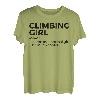 Klettermädchen Definition Kletterin T-Shirt