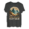 Naturburschen Still plays outside Bergsteiger lustig Berge T-Shirt