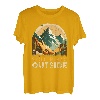 Naturburschen Still plays outside Bergsteiger lustig Berge T-Shirt