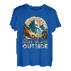 Naturburschen Still plays outside Bergsteiger lustig Berge T-Shirt