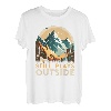 Naturburschen Still plays outside Bergsteiger lustig Berge T-Shirt