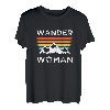 Damen Wander Woman Wandern Berge Natur Outdoor Hobby Geschenk T-Shirt