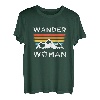 Damen Wander Woman Wandern Berge Natur Outdoor Hobby Geschenk T-Shirt