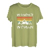 Damen Wander Woman Wandern Berge Natur Outdoor Hobby Geschenk T-Shirt