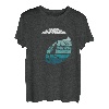Rock Climbing Retro Moon Bergsteiger T-Shirt