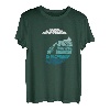 Rock Climbing Retro Moon Bergsteiger T-Shirt