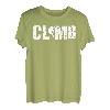 Retro Graphic Climbing Bouldern Rock Climber Mountaineer T-Shirt