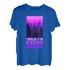 Bergsteiger lustig Peeing outside Naturburschen Bergfan T-Shirt